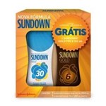 Ficha técnica e caractérísticas do produto Protetor Solar Sundown Fps 30 200Ml + Loção Bronzeadora Sundown Gold Fps 6 120Ml +