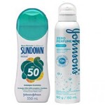 Ficha técnica e caractérísticas do produto Protetor Solar Sundown Fps 50 350ml + Desodorante Johnson´s Aerosol Zero Perfume 150ml