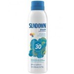 Ficha técnica e caractérísticas do produto Protetor Solar Sundown Fresh Spray FPS30 150ml - Johnsons