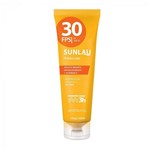Protetor Solar Sunlau Antienvelhecimento com Hidratante Fps 30 Uva Uvb com Vitamina e de 120 G - Nautika