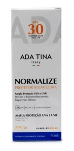 Ficha técnica e caractérísticas do produto Protetor Solar Ultra Ada Tina Normalize Fps 30 Uva e Uvb 50ml