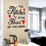 Ficha técnica e caractérísticas do produto Provérbios elegante removível Inglês Quote Recados Etiqueta para Family Kitchen Bedroom Home Decor Gostar