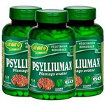 Psylliumax Psyllium Emagrecimento 60 Cápsulas 550mg Kit com 3