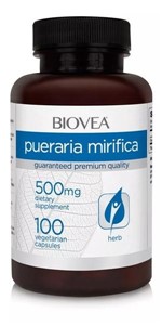 Ficha técnica e caractérísticas do produto Pueraria Mirifica 500mg - 100 Cápsulas - Biovea