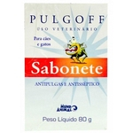 Ficha técnica e caractérísticas do produto Pulgoff Sabonete Em Barra Antipulgas e Antisséptico Cães ? 80g _ Mundo Animal