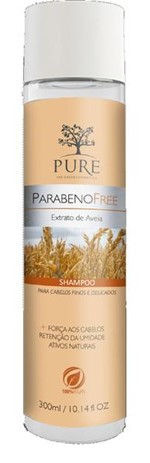 Pure Orgânico Extrato de Aveia Shampoo 300ml
