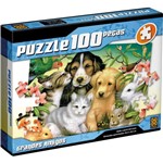 Ficha técnica e caractérísticas do produto Puzzle 100 Pecas Grandes Amigos GROW 2628
