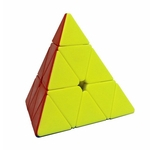 Ficha técnica e caractérísticas do produto Pyraminx Magic Cube Plastic Triangle Cube Professional Velocidade Quadrado 3 Camada Cubo Magico Ansiedade Toy Jogo Logiczne presente 80D0510