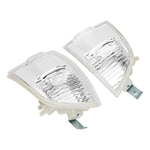 Ficha técnica e caractérísticas do produto Qiilu Flashing Light, Car Rearview Mirror Left & Right Flashing Light (without bulbs) 6M5Y 13B381 AA Fits C