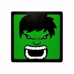 Ficha técnica e caractérísticas do produto Quadro Herói 3D - Hulk