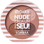 Ficha técnica e caractérísticas do produto Quarteto de Sombras Nude Cada um Tem o Seu - Dailus - Chic Nude 02