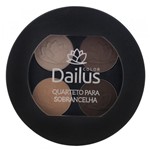 Ficha técnica e caractérísticas do produto Quarteto para Sobrancelha Dailus - Sombra - Dailus Color