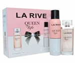 Ficha técnica e caractérísticas do produto Queen Of Life La Rive Kit Feminino EDP 75ML + Desodorante 150ML