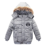 Ficha técnica e caractérísticas do produto REM Quente casaco grosso com capuz Zipper bebé casacos de inverno roupas da moda Casacos Jackets & Coats