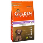 Ração Golden Fórmula Mini Bits Cães Filhotes Sabor Carne e Arroz 3kg
