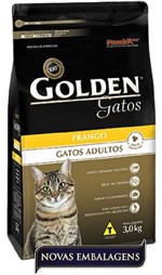 Ficha técnica e caractérísticas do produto Ração Golden Gatos Adulto - Frango - 3kg