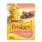 Ração Sachê Friskies Salmão ao Molho Nestlé Purina para Gatos