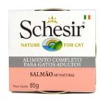 Ficha técnica e caractérísticas do produto Ração Schesir Nature Cat Salmão Natural em Lata para Gatos Adultos 85g