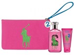 Ralph Lauren Polo Big Pony For Women Pink Coffret - Perfume Feminino Edt 100ml + Loção + Necessaire