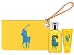 Ralph Lauren Polo Big Pony For Women Yellow - Coffret Edt 100ml + Loção Corporal+ Necessaire