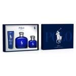 Ficha técnica e caractérísticas do produto Ralph Lauren Polo Blue Kit – Perfume Masculino EDT + Perfume Travel Size + Shower Gel Kit