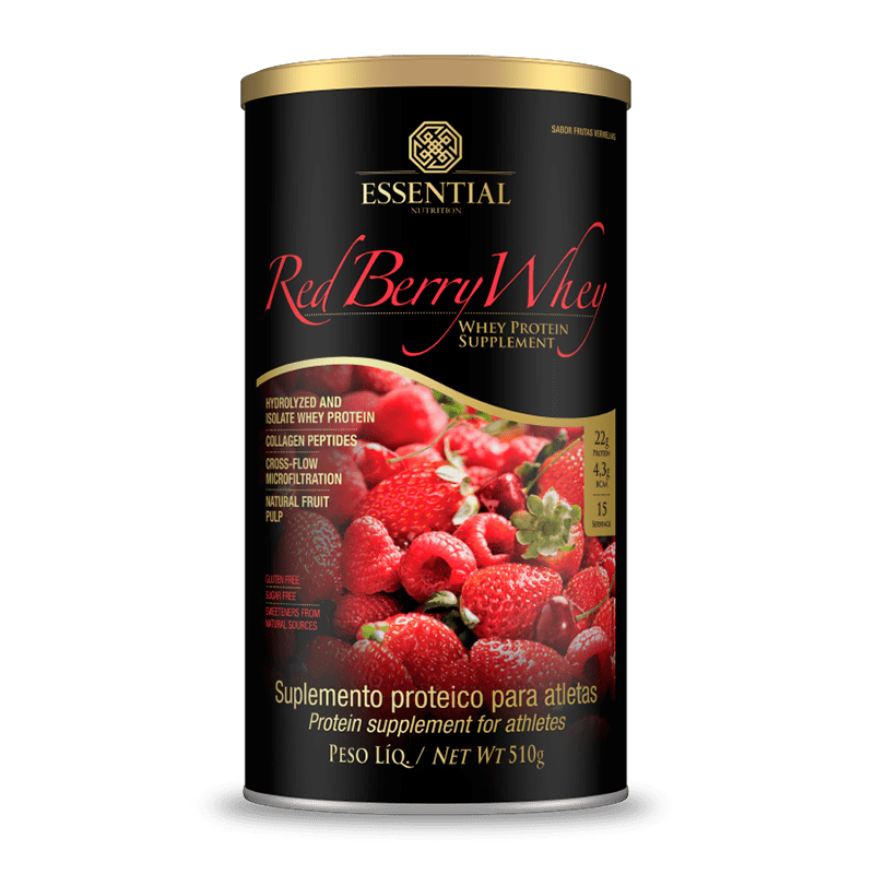 Ficha técnica e caractérísticas do produto Red Berry Whey (510g) Essential Nutrition