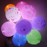 Ficha técnica e caractérísticas do produto 5 PCS decoração do casamento bonito da festa de aniversário Balões de luz LED Flash Decoração brinquedos do bebê crianças Gostar