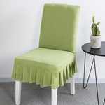 Ficha técnica e caractérísticas do produto Redbey Elastic Ruffled Chair Cover For Home Office Hotel Decoração