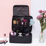 Ficha técnica e caractérísticas do produto BLU Professional Waterproof Grande Makeup Bag Cosmetic armazenamento caso Handle Kit de Viagem Organizer
