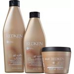 Ficha técnica e caractérísticas do produto Redken All Soft Cream Kit (3 Produtos)