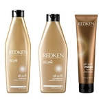 Ficha técnica e caractérísticas do produto Redken All Soft Kit Shampoo + Condicionador + Leave In Kit