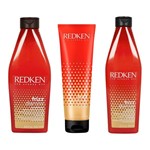 Ficha técnica e caractérísticas do produto Redken Frizz Dismiss Kit Shampoo + Condicionador + Leave In