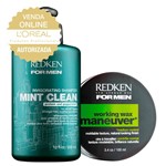 Ficha técnica e caractérísticas do produto Redken Look Impecável Kit - Shampoo + Cera Modeladora
