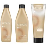 Redken Shampoo All Soft 300ml+condicinador 250ml+mascara 200ml