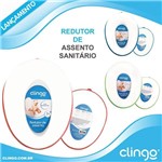 Ficha técnica e caractérísticas do produto Redutor de Assento Sanitário Clingo Rosa