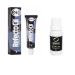 Refectocil 2.0 Preto Azulado 15ml + Oxidante Henafix 20ml Tintura para Cílios Sobrancelhas Barba