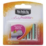 Ficha técnica e caractérísticas do produto Refil com 3 Cartuchos Lady Protector Schick
