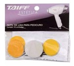 Ficha técnica e caractérísticas do produto Refil Lixa Pedicuro Taiff Soft Feet Estética C/10un