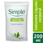 Ficha técnica e caractérísticas do produto Refil Sabonete Liquido Corporal Simple Creme Nourishing 200ml