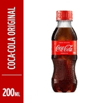Ficha técnica e caractérísticas do produto Refrigerante Coca Cola 200ml Garrafa