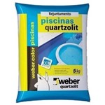 Rejunte P/ Piscina Azul Celeste 5kg Quartzolit