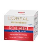 Ficha técnica e caractérísticas do produto Rejuvenescedor Facial L'oréal Paris Revitalift Creme Noturno