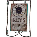 Ficha técnica e caractérísticas do produto Relógio de Mesa Oldway com Porta Chaves