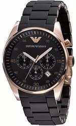 Ficha técnica e caractérísticas do produto Relógio Emporio Armani Ar5905 Masculino Preto