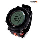 Ficha técnica e caractérísticas do produto Relógio Sport Monitor Cardíaco Fortius Preto com Cinta Es049 ? Atrio