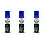 Ficha técnica e caractérísticas do produto Renovador de Couro Spray Limpeza Hidratação Proteção Brilho Tecbrilho 250ml/120g - 3 Unidades - Baston - Tecbrilho