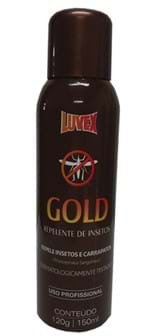 Ficha técnica e caractérísticas do produto Repelente de Insetos Luvex Gold Aerossol 120ml Duração Até 10 Horas