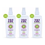 Ficha técnica e caractérísticas do produto Repelente de Insetos Zaz Spray 130ml - Kit com 3 Unidades - Zaz Repelente de Insetos