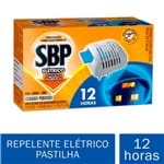 Ficha técnica e caractérísticas do produto Repelente Elétrico Pastilha SBP Noites Tranquilas 12 Horas com 1 Aparelho + 4 Pastilhas