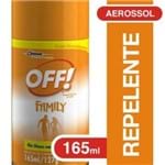 Ficha técnica e caractérísticas do produto Repelente Off! Johncenter Family Aerossol 165ml